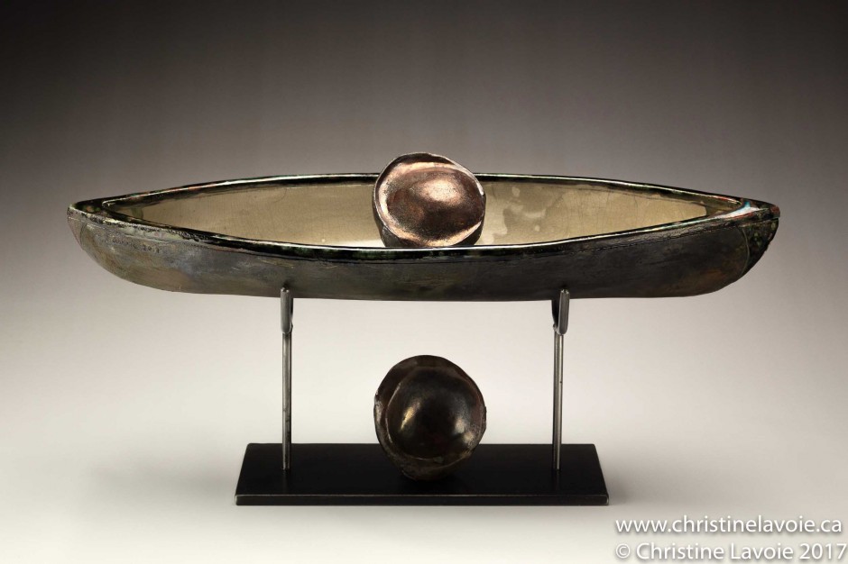 Canot à voyager dans le temps, avec graine cosmique - Christine Lavoie