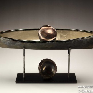 Canot à voyager dans le temps, avec graine cosmique - Christine Lavoie